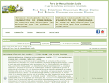 Tablet Screenshot of foro.lydia.es
