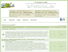 Tablet Screenshot of formazione.lydia.es