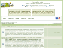 Tablet Screenshot of formationen.lydia.es